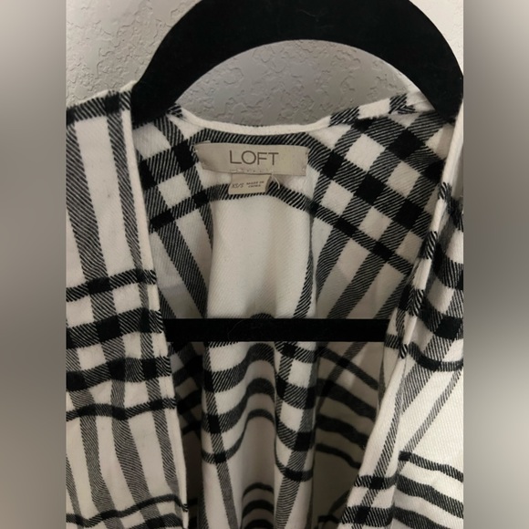 LOFT Buffalo patterned tunic sweater - Picture 2 of 3